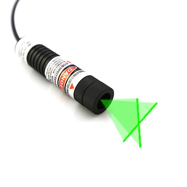 532nm green cross line laser module