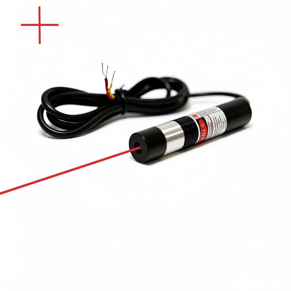 TTL modulation 650nm red cross line laser module