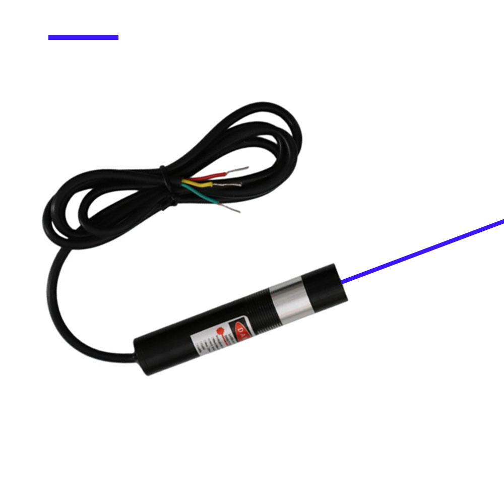 TTL modulation 405nm violet line laser alignment