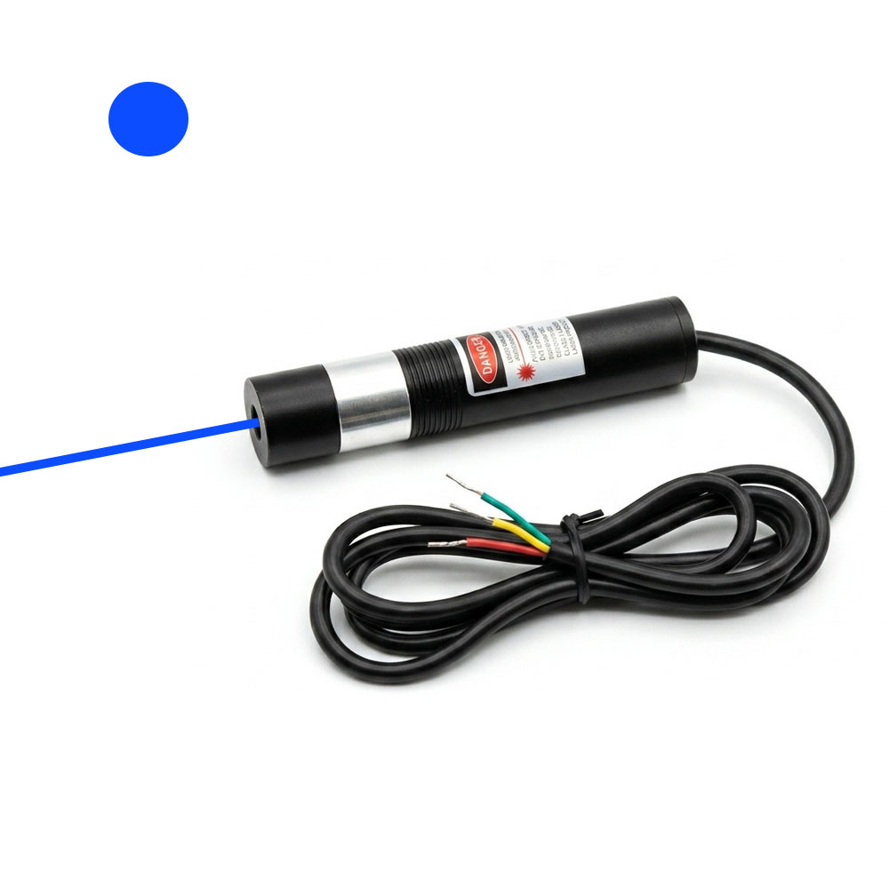 TTL modulation 445nm blue dot laser alignment
